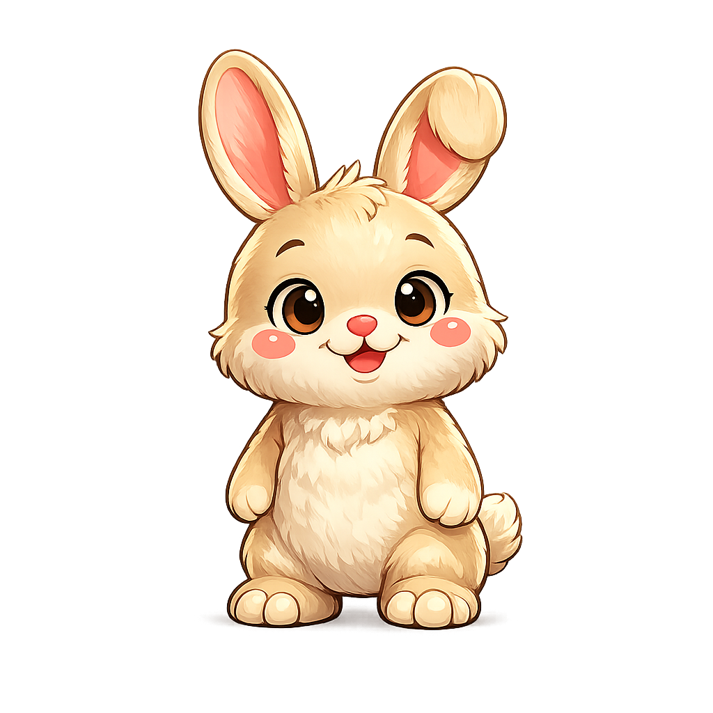 Hoppy, the healthy cooking mascot