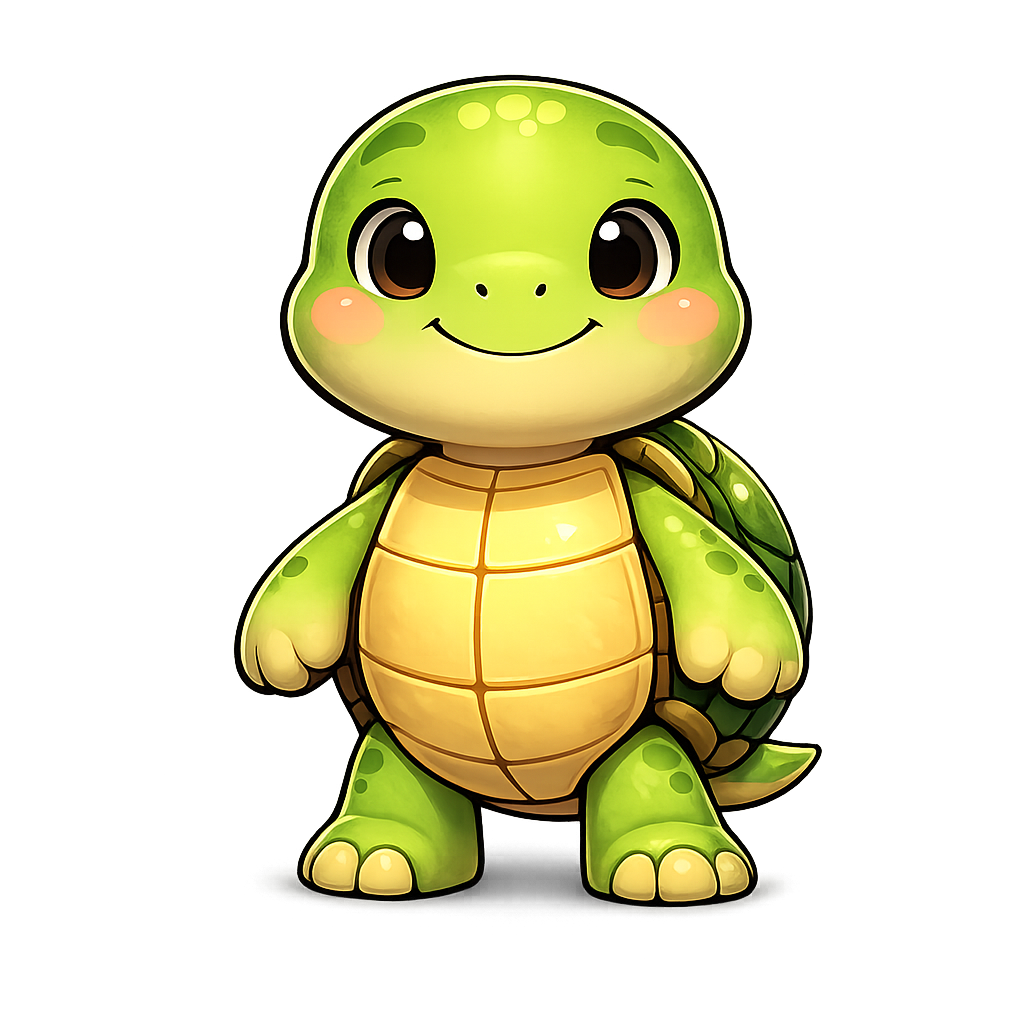 Turtley, the SteadyTurtle mascot
